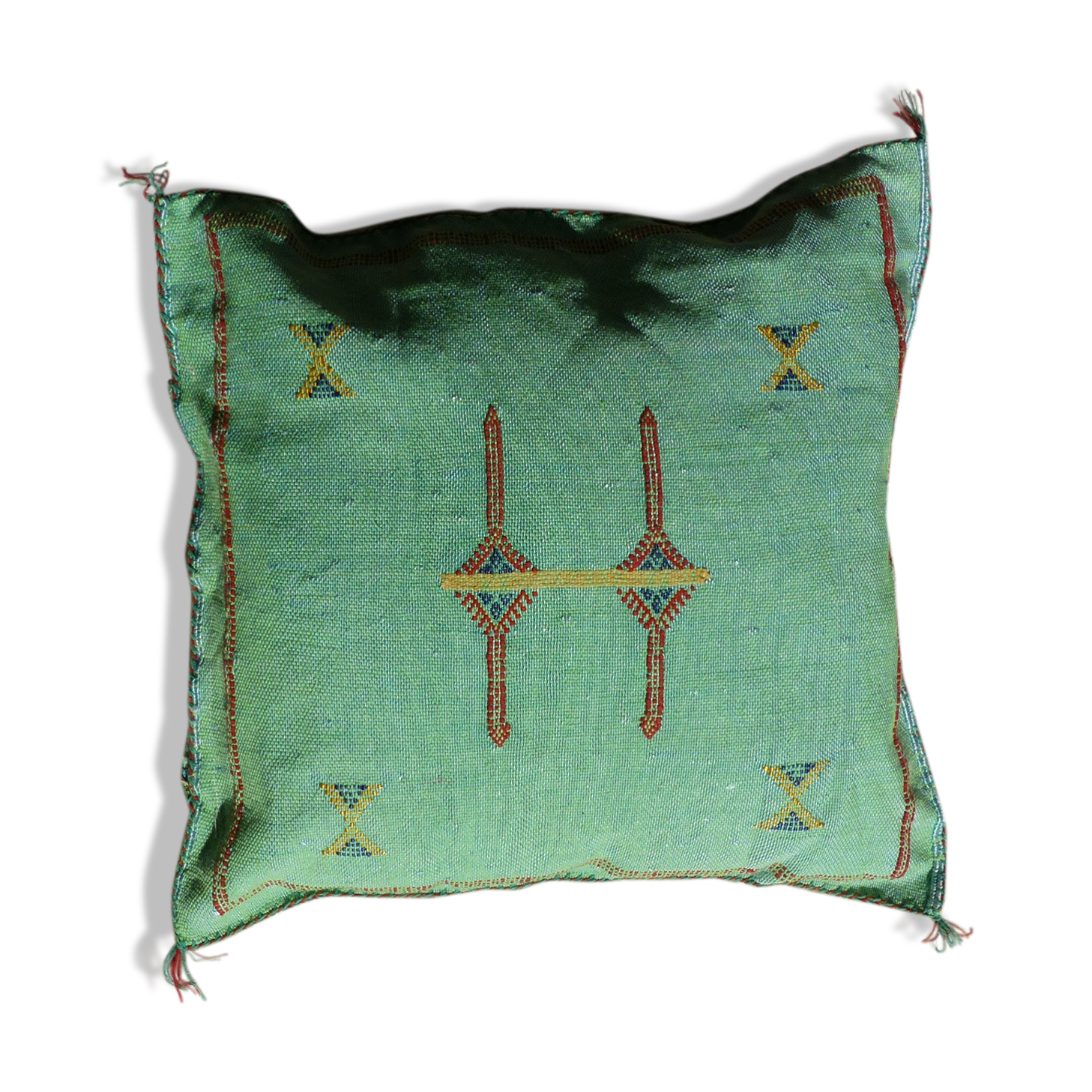 Sabra Green Berber Cushion