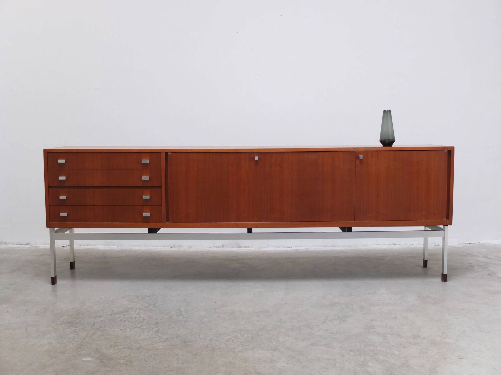 Large modernist sideboard by Werner Wölfers for V-Form, 1960s
