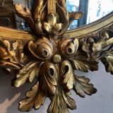 Miroir en stuc doré, XIXe siècle