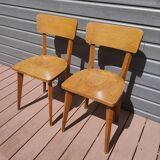 Paire de chaises bistrot ELF