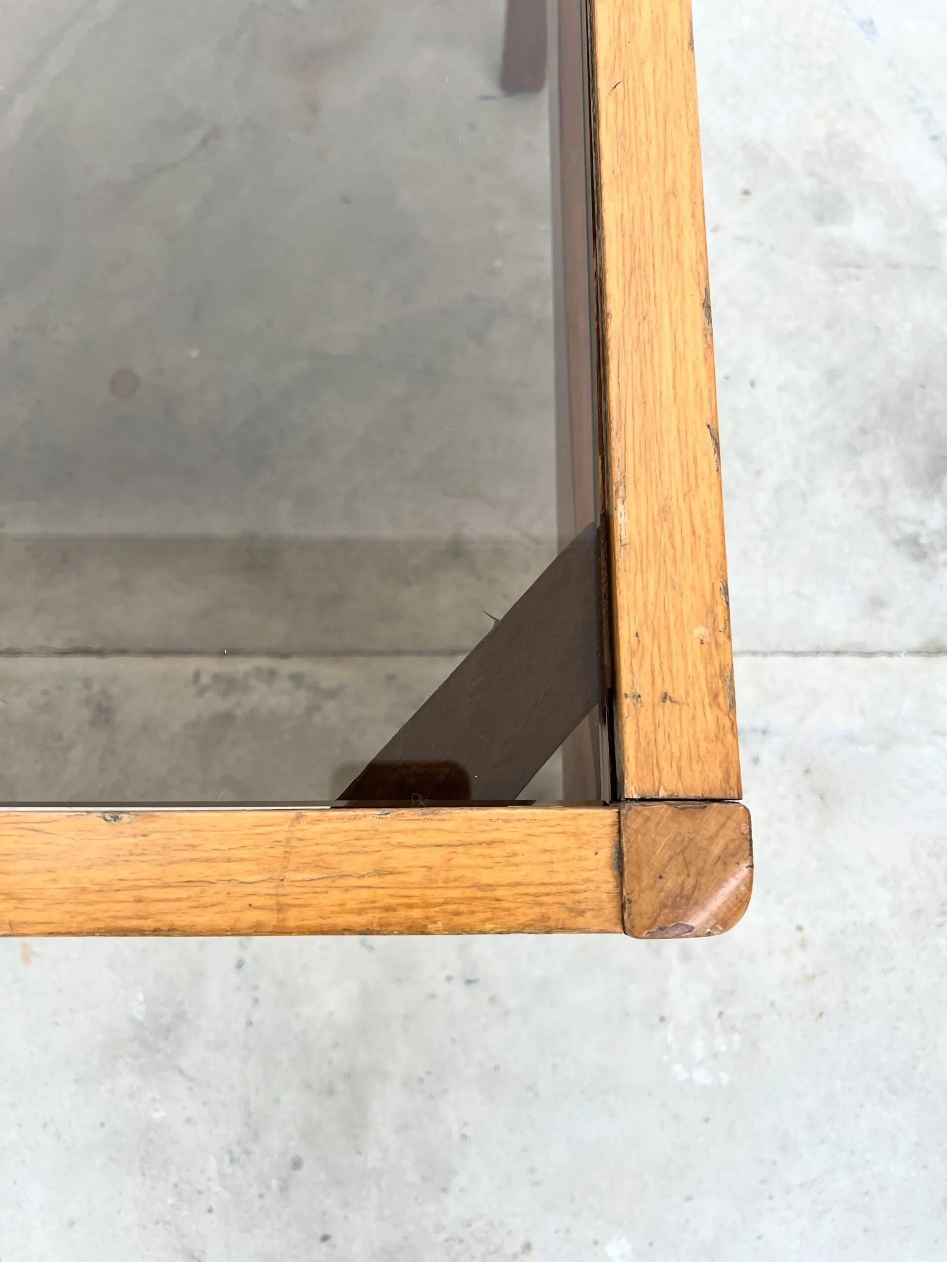 "Reverso" Coffee Table Structure – New Bronze Glass