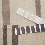 Vintage Anatolian Striped Hemp Kilim Rug