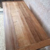 Solid wood farmhouse table