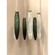 Contemporary Luxury Italian Green "Swords" Murano Glass Little Cascade by S