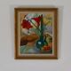 “Amaryllis and Fruit” by A. Lindblom