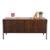 Enfilade en palissandre plus fin avec chromen poten, vintage kast