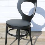 BAUMANN black seagull chair black skai