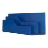 Blue metal mail holder from the 70s