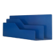Porte courrier métal bleu années 70