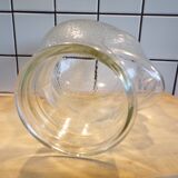 Vintage Clear Glass Hat Head