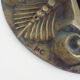 Openwork bronze wall lamp signed MC, 50s