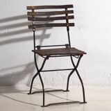 Antique outdoor folding chairs (c.1920). Set of 4 pieces #33