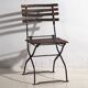 Antique outdoor folding chairs (c.1920). Set of 4 pieces #33