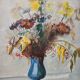 Tableau de peinture florale
