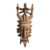 Grand masque senoufo kpélié côté d’ivoire XXeme
