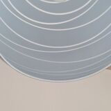 Italian black opaline pendant light 1970