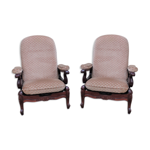 ensemble de 2 fauteuils - louis