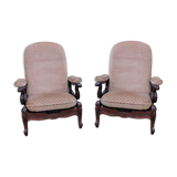 Ensemble de 2 fauteuils Louis XV