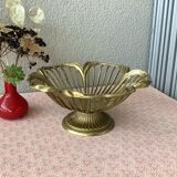 Art Nouveau openwork brass cut