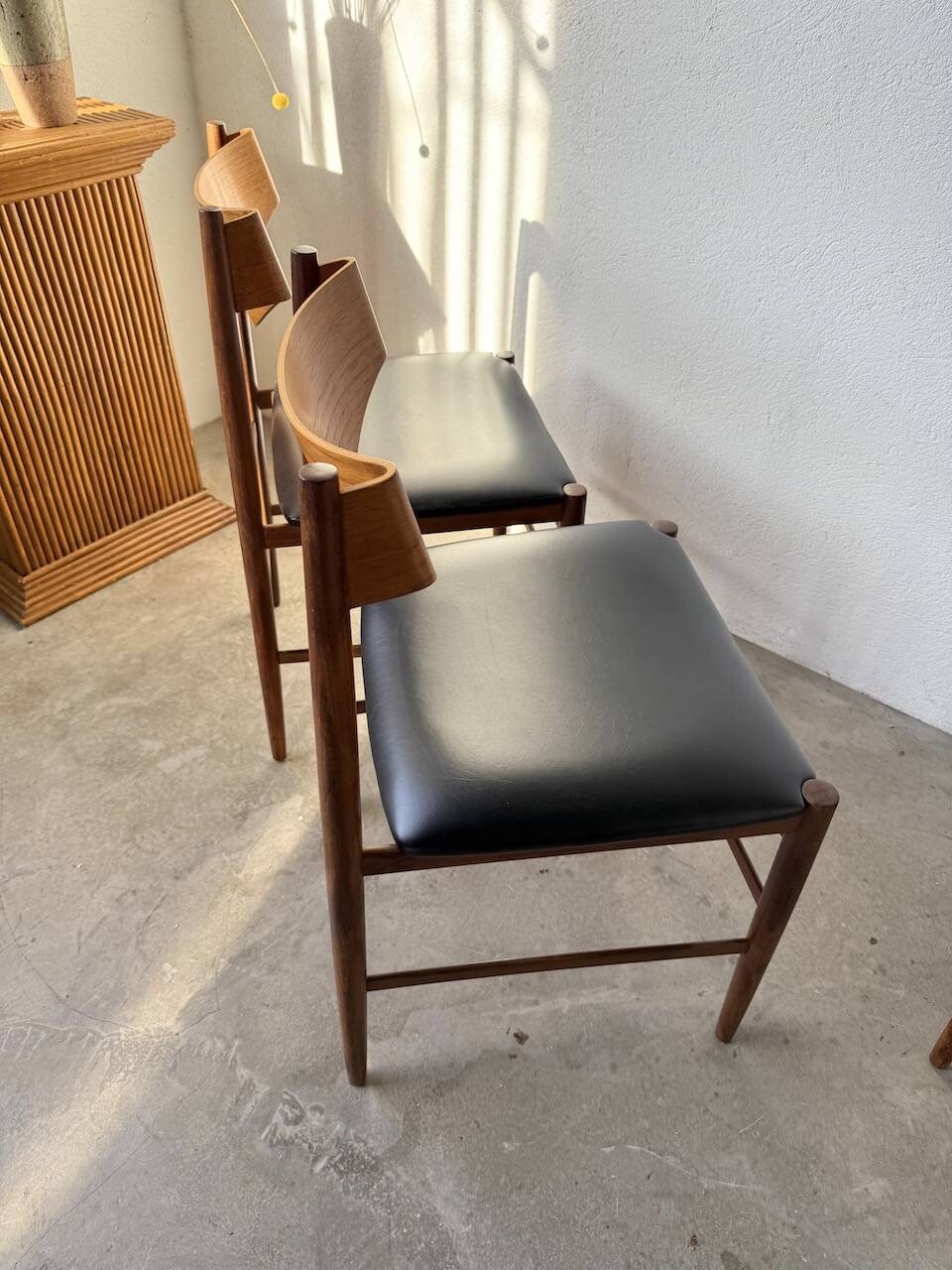 Set 4 chaises italiennes Gianfranco Frattini