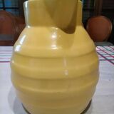 Orchies pitcher 1950 yellow ceramic