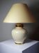 Cracked earthenware lamp Le Dauphin "Dynasty" Panama vintage 80s-90s