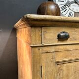 Old piece of furniture by trade with an architect's plan
