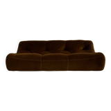 Kali 3 seater brown sofa