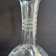 Engraved crystal carafe - Saint Louis Stella