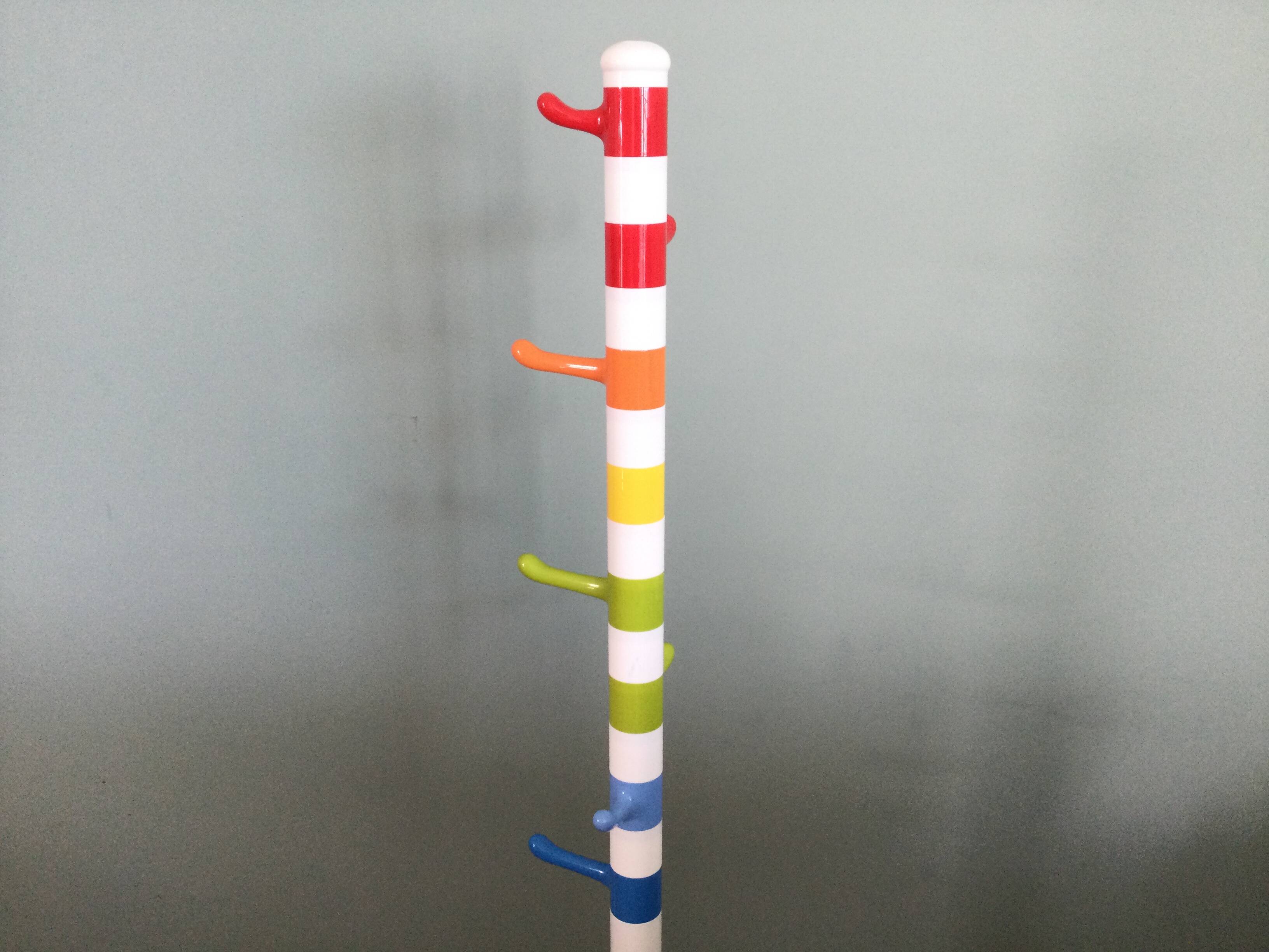 Vintage designer coat rack by Krokig Memphis