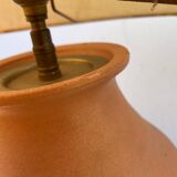 Terracotta ceramic lamp