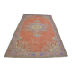 Orange Anatolian Vintage Turkish Rug sku 734