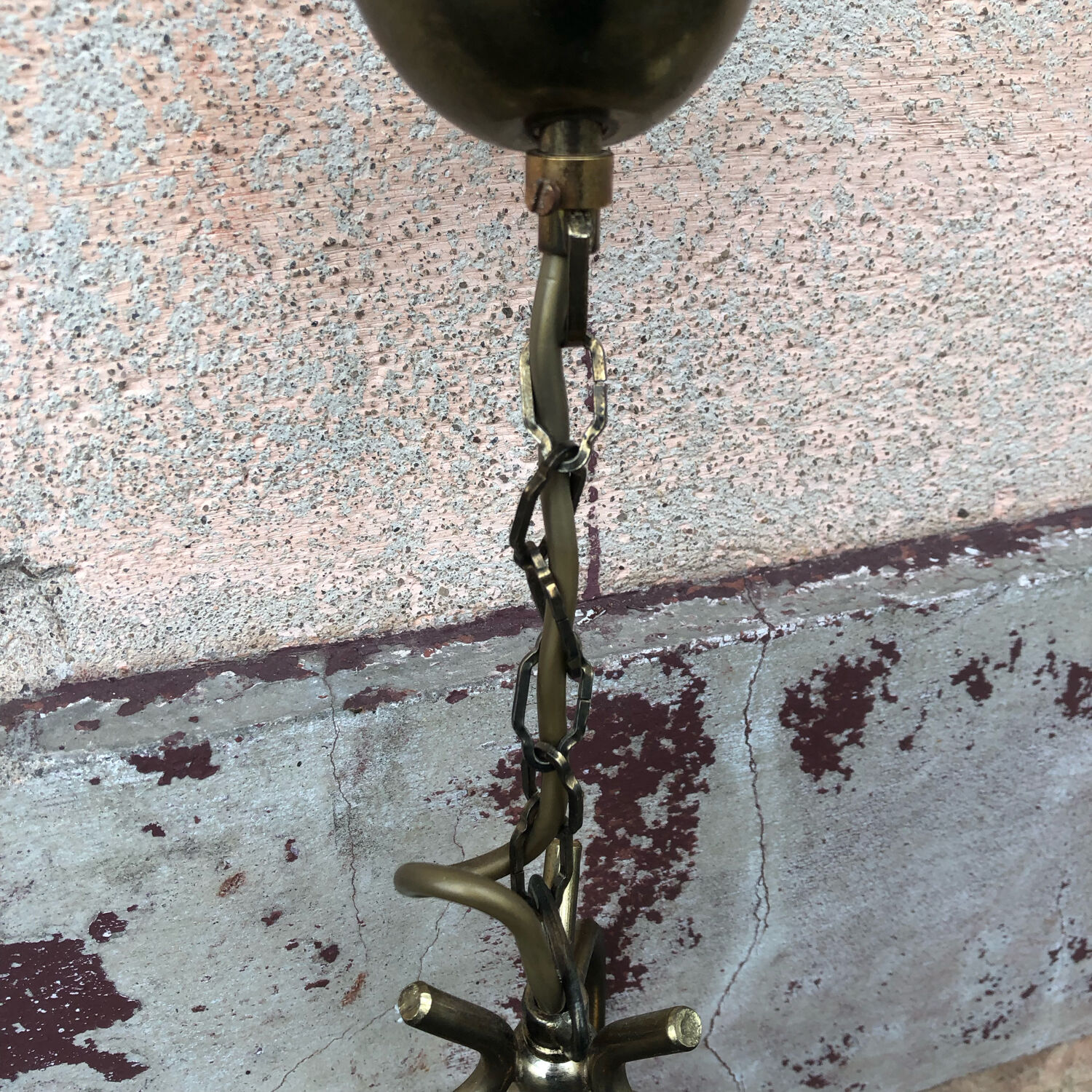 Golden brass lantern