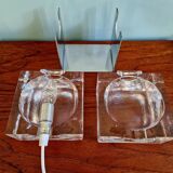 Scandinavian lamp Ice Cube, Pukeberg (Sweden), 1970