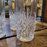 Set of 5 long drink glasses from the 70s-80s.
