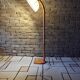 Danish pine floor lamp 1970