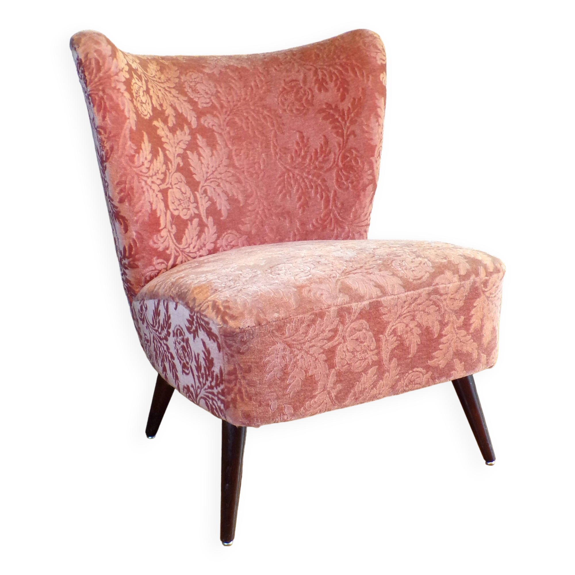Pink cocktail armchair