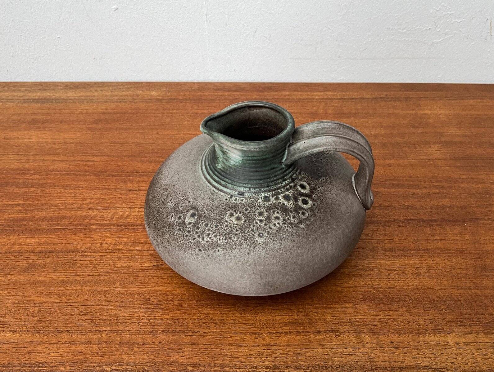 Jarre en céramique ou cruche de poterie ouest-allemande du milieu du siècle WGP, années 1960
