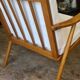 Fauteuil Stella vintage tissus bouclette
