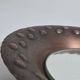 Vintage handmade mid century copper wall mirror by Eugen Zint
