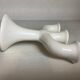Three-light tulip candlestick holder