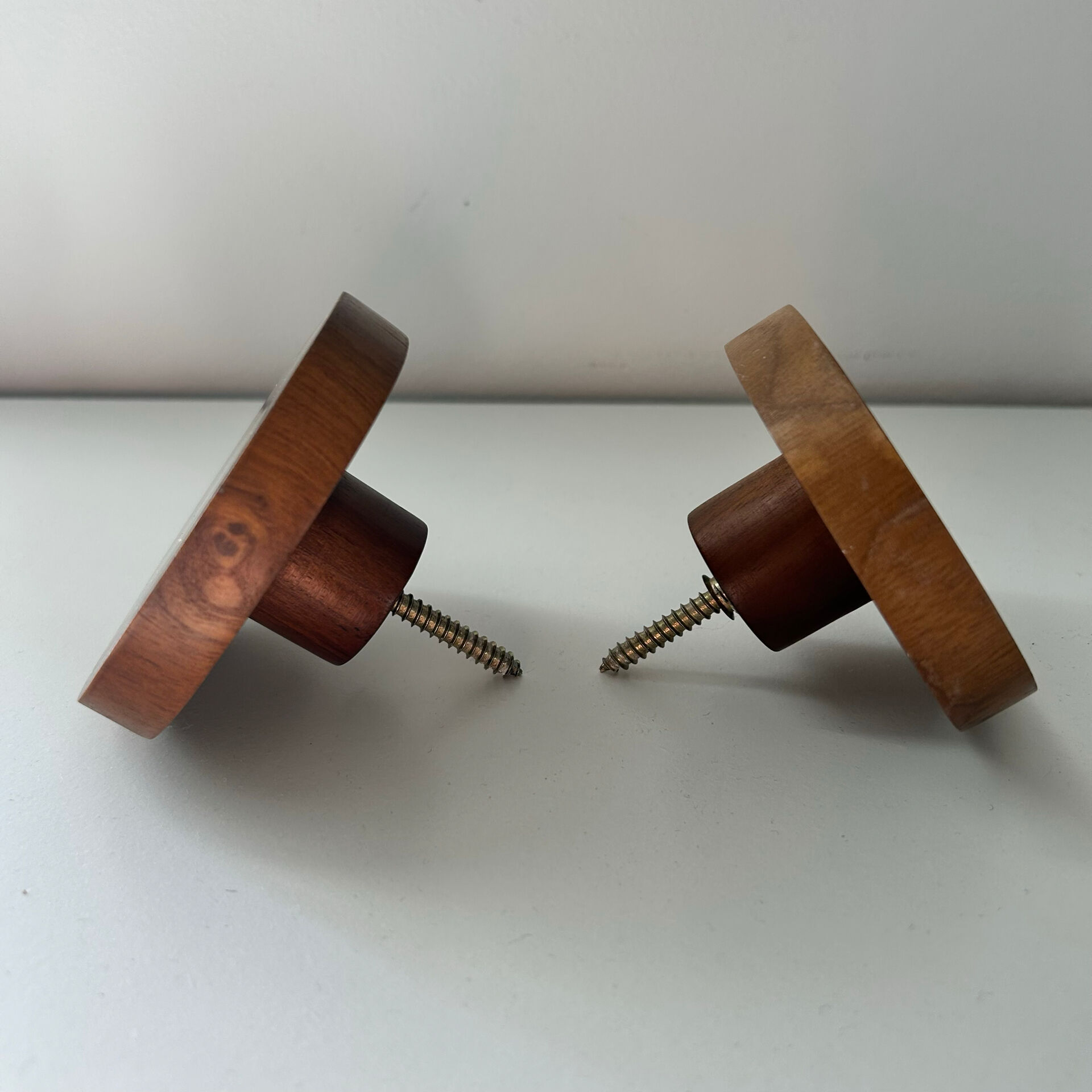 Pair of Scandinavian trunk hooks