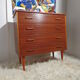 Chest of drawers vintage 60s teak