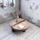 Table basse Roger Capron « grain de café »