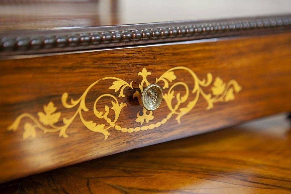 Antique Inlaid Rosewood Dressing Table, 1910s