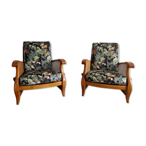 Paire de fauteuils studio