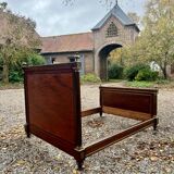 Magnificent Louis XVI style flamed mahogany bed Attributed to Gervais-maximilien Durand