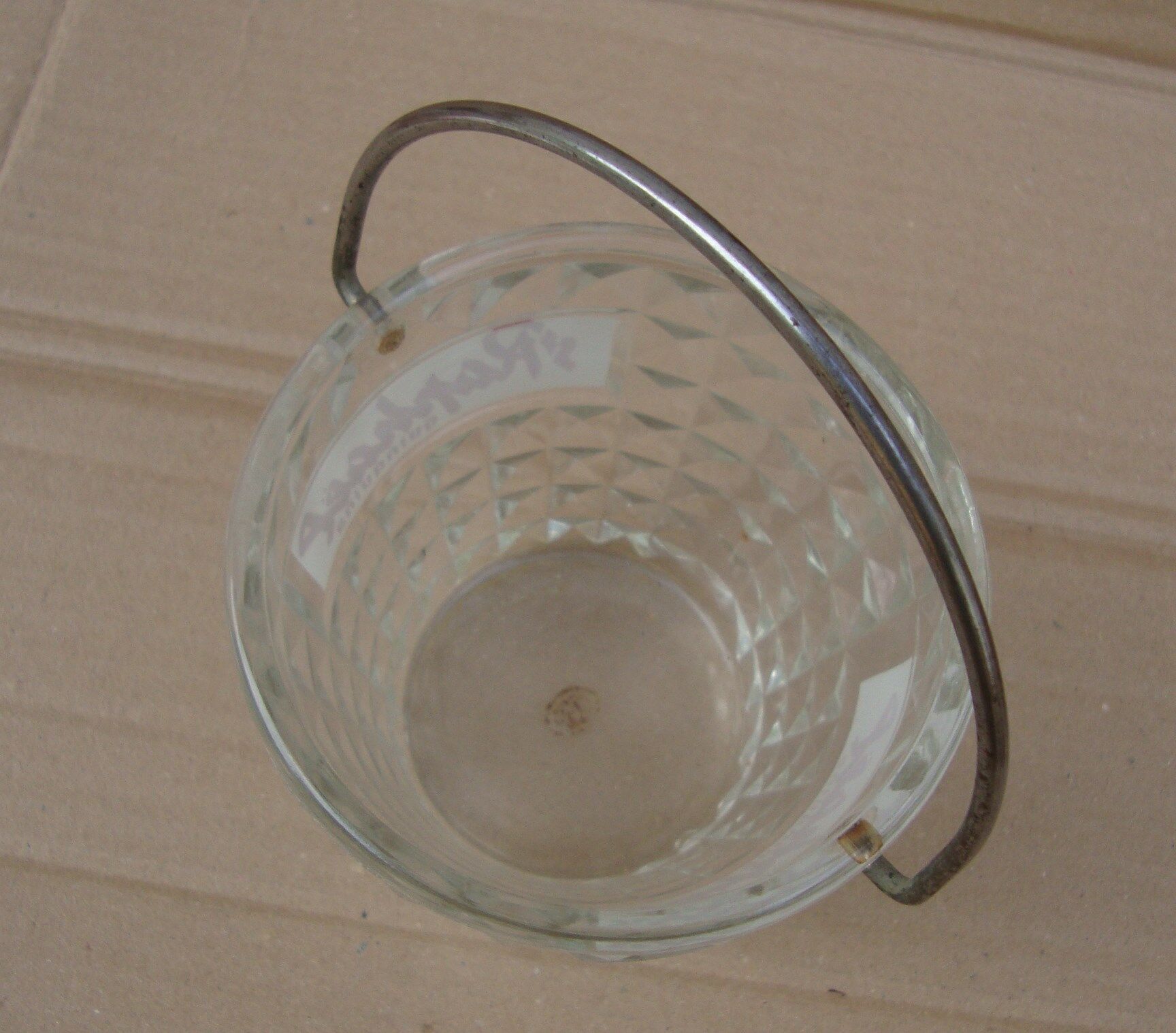 Small ice bucket St-Raphaël old glass cinchona