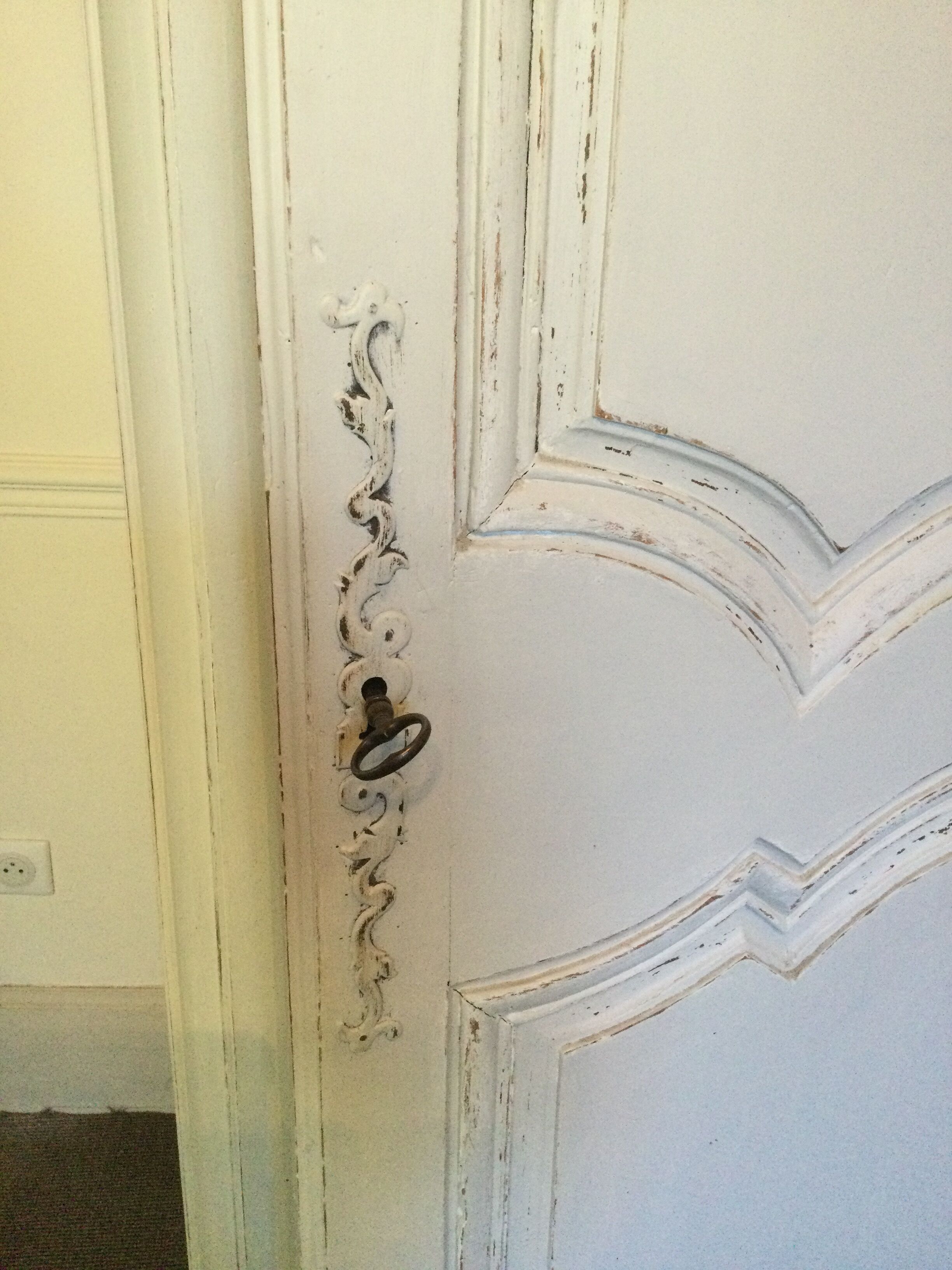 Antique knitted cabinet