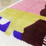 Colorful handmade Beni Ouraine rug